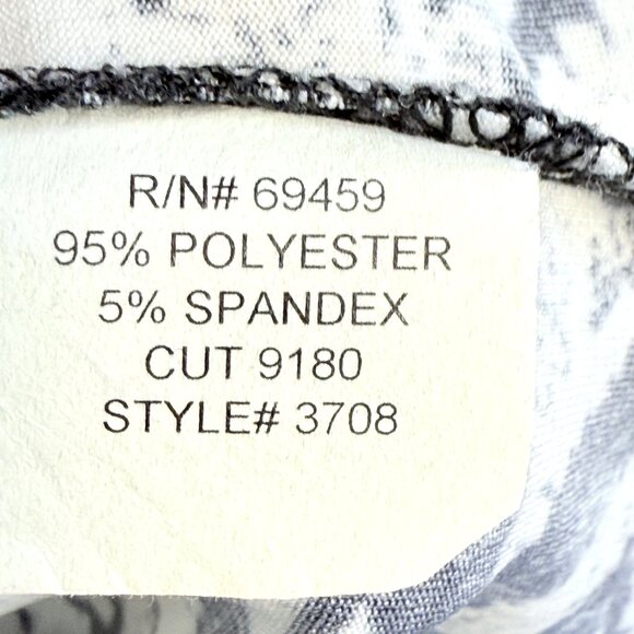 J. Valdi Black & White Graphic Geo Tank Cover‑Up Dress Size M  Flowy Beach Tunic - Picture 5 of 10